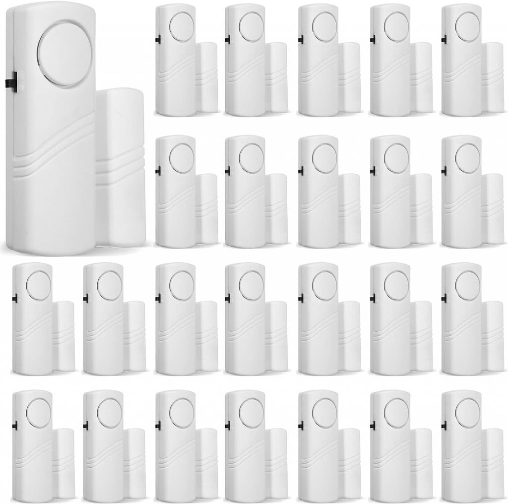 24 Pcs Door Window Alarm for Home Security Door Security Alarm Bulk Wireless Door Window Alarm Sensors Anti Theft Window Security Alarm Burglar Alarm for Kids Safety, Home, Office, Garage, Apartment 24 Pcs Door Window Alarm for Home Security Door Security Alarm Bulk Wireless Door Window Alarm Sensors Anti Theft Window Security Alarm Burglar Alarm for Kids Safety, Home, Office, Garage, Apartment