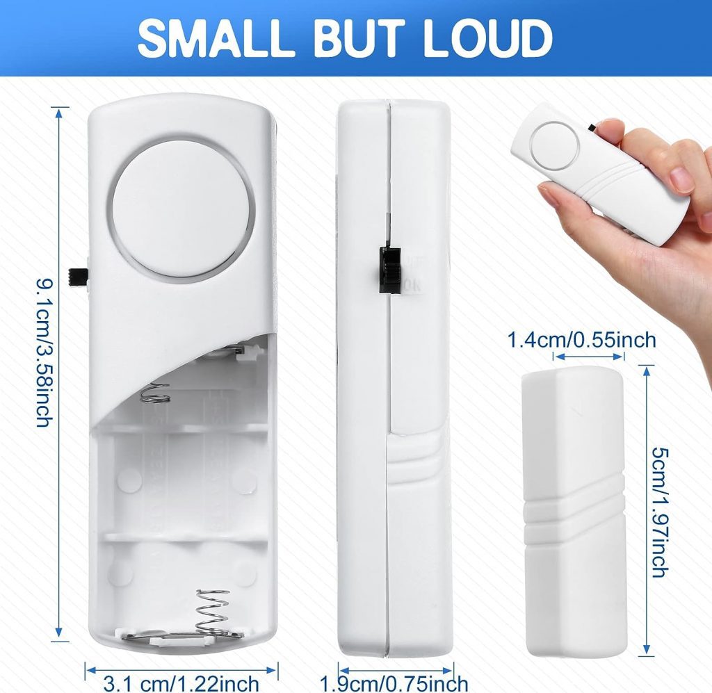 24 Pcs Door Window Alarm for Home Security Door Security Alarm Bulk Wireless Door Window Alarm Sensors Anti Theft Window Security Alarm Burglar Alarm for Kids Safety, Home, Office, Garage, Apartment 24 Pcs Door Window Alarm for Home Security Door Security Alarm Bulk Wireless Door Window Alarm Sensors Anti Theft Window Security Alarm Burglar Alarm for Kids Safety, Home, Office, Garage, Apartment