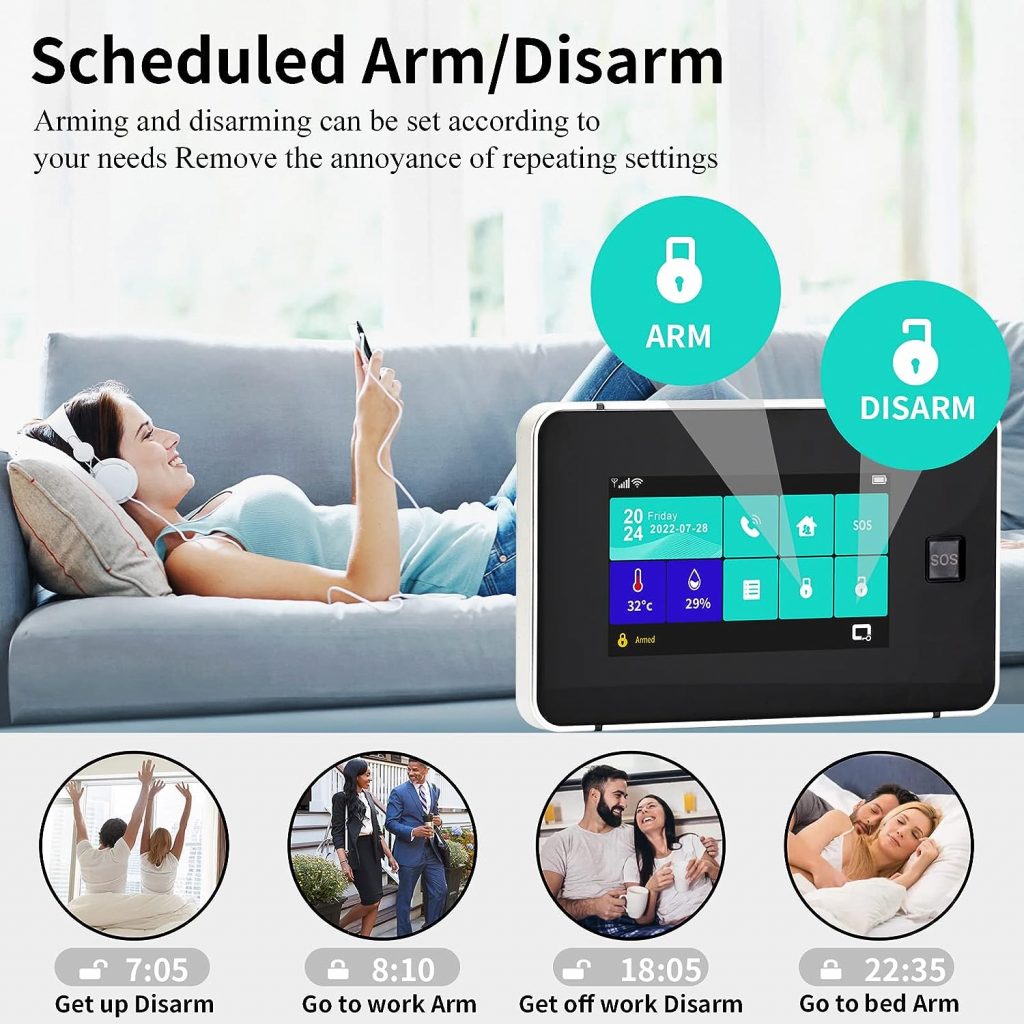 D1D9 Home Alarm System Touch Screen Burglar House Security 18 pcs WiFi APP DIY Wireless GSM D1D9 Home Alarm System Touch Screen Burglar House Security 18 pcs WiFi APP DIY Wireless GSM