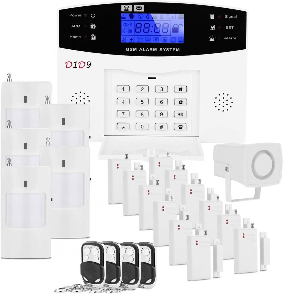 D1D9 Home Burglar Alarm System 23 pcs kit Wireless DIY GSM Auto Dialer for House Security D1D9 Home Burglar Alarm System 23 pcs kit Wireless DIY GSM Auto Dialer for House Security