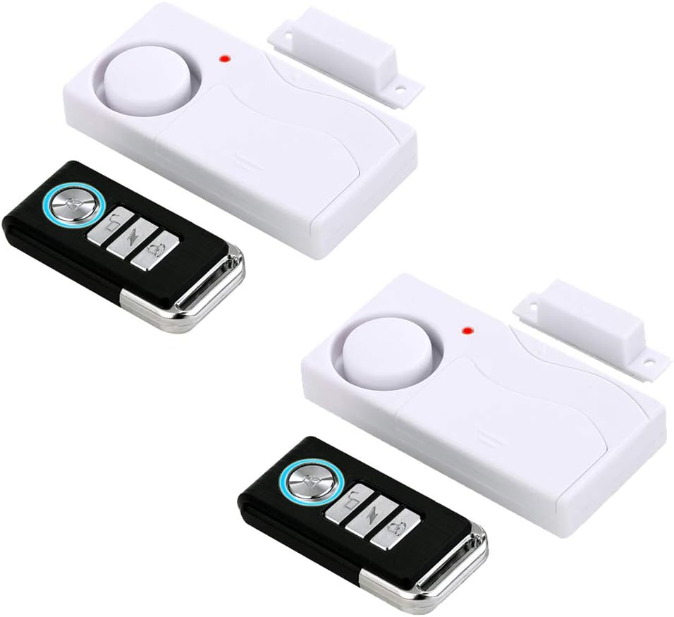 HENDUN Wireless Door Alarm with Remote, Windows Open Alarms,Home Security Sensor, Pool Alarm for Kids Safety, Sliding (2 Pack) HENDUN Wireless Door Alarm with Remote, Windows Open Alarms,Home Security Sensor, Pool Alarm for Kids Safety, Sliding (2 Pack)