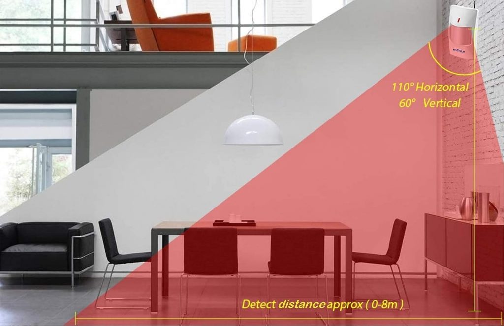 KERUI Upgraded Home Security System Indoor Outdoor Weather-Proof Siren Window Door Sensors Motion Sensor Alarm with Remote Control More DIY, Wireless House Hotel Garage Shop Burglar Door Alarm System