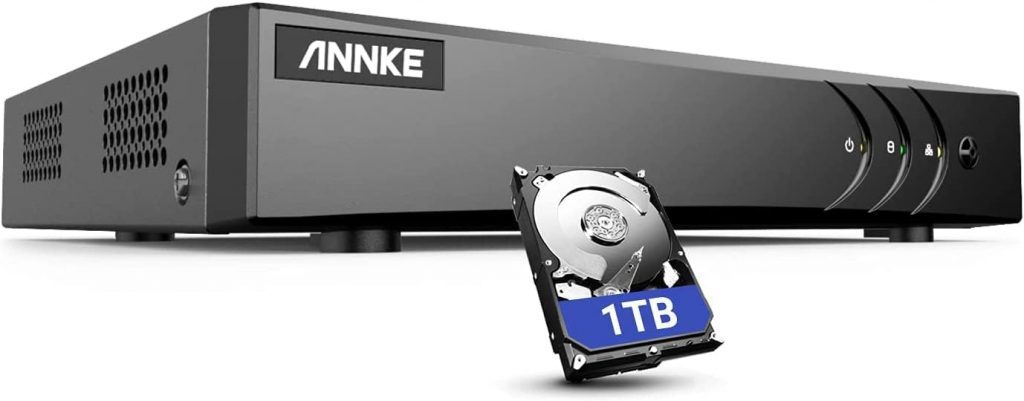 ANNKE 8 Channel 3K Lite Security DVR Recorder with 1TB Hard Drive, H.265+ Hybrid 5-in-1 Surveillance DVR, Human Vehicle Detection, Supports 8CH Analog and 2 IP Cameras for 24/7 Home CCTV ANNKE 8 Channel 3K Lite Security DVR Recorder with 1TB Hard Drive, H.265+ Hybrid 5-in-1 Surveillance DVR, Human Vehicle Detection, Supports 8CH Analog and 2 IP Cameras for 24/7 Home CCTV