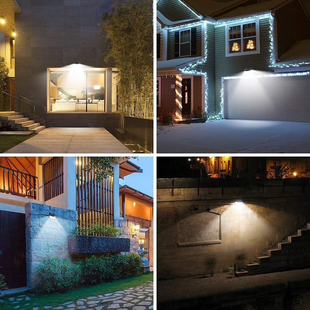 Aootek New Solar Lights 120 LEDs with Lights Reflector,270° Wide Angle, IP65 Waterproof, Easy-to-Install Security Lights for Front Door, Yard, Garage, Deck (4 Pack) Aootek New Solar Lights 120 LEDs with Lights Reflector,270° Wide Angle, IP65 Waterproof, Easy-to-Install Security Lights for Front Door, Yard, Garage, Deck (4 Pack)