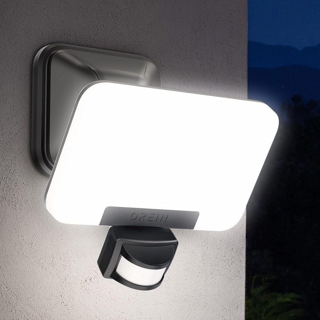 OREiN Motion Lights for Outside, 3500LM/35W Warm to Cold Adjustable Motion Sensor Outdoor Lights, LED Flood Lights Outdoor Security Light with Dim Dusk to Dawn, IP65 Waterproof,1 Pack (Hardwired) OREiN Motion Lights for Outside, 3500LM/35W Warm to Cold Adjustable Motion Sensor Outdoor Lights, LED Flood Lights Outdoor Security Light with Dim Dusk to Dawn, IP65 Waterproof,1 Pack (Hardwired)